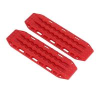 GHJtRs Planche de récupération d'échelle de Sable en Plastique 134x39mm, Compatible avec Les modèles de chenilles RC 1:10 TRX-4 TRX-6 Gen8 VS4-10, 2 pièces(Red)