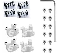 GHJtRs Plaques de montage d'hélice à dégagement rapide compatibles avec Phantom 4 Pro Advanced V2.0 - Lot de 2 CCW et 2 CW avec vis et anneaux de rechange