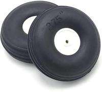 GHJtRs Roues en caoutchouc élastique compatibles avec les accessoires d'hélicoptère RC et les pneus de robot DIY compatibles avec les avions à voilure fixe - Disponible en diamètres de 25 32 45 50 55