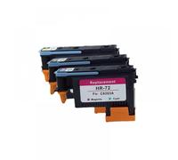 GHJtRs Tête d'impression Compatible Compatible avec C9380A C9383A C9384A, Compatible avec 72 DesignJet T1100 T1120 T1120ps T1200 T1300 T1300ps T2300 T610 T770 T790(1SET - 3 Pieces)