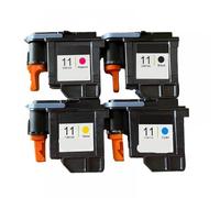 GHJtRs Tête d'impression remanufacturée Compatible Compatible avec 11 DesignJet 70111010 500 510 500PS Formes avec C4810A C4811A C4812A C4813A(11 printhead One Set)