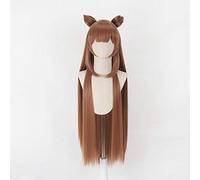 GHK 100 cm Épais Raphtalia Droite Longue Perruque Brun Cosplay Costume Synthétique Cheveux Halloween Le Montée Du Bouclier Hero Cosplay Perruque
