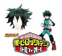 GHK 2019 Anime Mon Académie Puffy Perruque Cosplay Court Aucun Héros Académie/Académie Cosplay Cheveux Izuku Midoriya Deku Perruques Pour Hommes