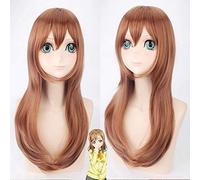 GHK Anime Amour Sunshine Live Kunikida Hanamaru Cosplay Perruque Avec Bangs Lovelive Cheveux Synthétiques Halloween Costume Femme Perruques Pour La Fête