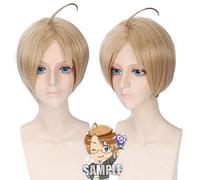 GHK Axis Pouvoirs Alfred F Jones Court Blonde Perruque Anime Synthétique Cosplay Perruques Cheveux Pour Hommes 30 cm