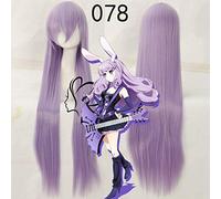 GHK Biamoxer Anime SPECTACLE PAR ROCK !! Perruque Cosplay Plasmagica Chuchu 100cm Long Violet Clair Violet Cheveux Synthétiques pour Adulte plus léger