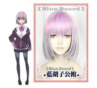 GHK Biamoxer Lolita Perruques Courtes Shinjo Akane Pourpre Gris Dégradé Anime! SSSS.GRIDMAN Cosplay Perruque De Mode Femmes