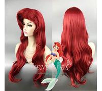 GHK Blanche Neige Cheveux Ralph Brise Internet Perruque Cosplay Princesse Rapunzel Belle Aurora Mérida Moana Cendrillon Jasmine Ariel Tiana Mermaid Ariel