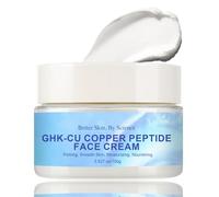 GHK-CU Copper Peptide Crème pour le visage anti-âge avec peptides de cuivre, crème raffermissante et hydratante, améliore l'élasticité de la peau, lisse les rides, pour tous les types de peau, 100 g
