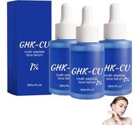 Ghk-Cu Sérum de peptide de cuivre pour le visage, multi-peptides, anti-âge, hydratant et raffermissant, réduit les ridules, améliore l'élasticité de la peau, 30 ml (3)