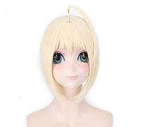 GHK Destin rester la nuit Sabre Cosplay Perruque Updo Argent Gris Doré Blonde Cheveux Synthétiques Costume Anime Halloween Carnaval Perruque 2018 blonde