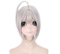 GHK Destin rester la nuit Sabre Cosplay Perruque Updo Argent Gris Doré Blonde Synthétique Cheveux Anime Costume Halloween Carnaval Perruque 2018 Argent Gris