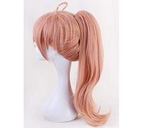 GHK FGO Destin Grand Ordre Lumière Rose Queue De Cheval Perruque Cosplay Costume Synthétique Cheveux Romani Archaman Halloween Costume Parti Perruques 60 cm