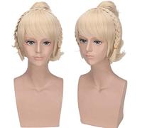 GHK Kingsglaive Final Fantasy XV à 15 Lunafreya Nox Fleuret Luna Court Blonde Cosplay Costume Perruque Avec Queue De Cheval