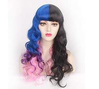 GHK Mode Pas Cher Harajuku Lolita Cosplay Perruque Longue Ondulée Mon Petit Poney Anime Halloween Costume Partie Ombre Perruques De Cheveux Pour Les Femmes PL-758