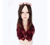 GHK Mode Sexy Longue Perruque Lolita Cosplay Costume Synthétique Cheveux Halloween Costume Ombre Partie Play Perruques Pour Les Femmes 113