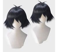 GHK Noir Court Perruque Cosplay Japonais Anime Steins Porte 0 Shiina Mayuri Halloween Rôle Jouer Perruque Cheveux