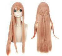 GHK Yasuraoka Hanabi kuzu no honkai Costume de Perruque Cosplay Jouer Femme Adulte Rouge Pourpre Rose Blonde Perruques Halloween Anime Jeu Cheveux rose