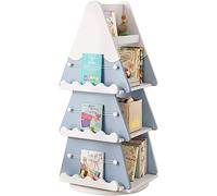 GHKFEJGDEN Bibliothèques Bibliothèque rotative à 360 ° Bibliothèque créative en Forme d'arbre sur Pied, étagère à Livres sur Pied, Chambre à Coucher, Salon, Organisateur de Meubles Parfaits