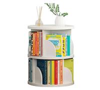 GHKFEJGDEN Bibliothèques Bibliothèque rotative à 360 ° Bibliothèque Ronde sur Pied Grande capacité Support à Livres Maison Étagère sur Pied Organisateur Meubles Parfaits