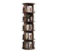 GHKFEJGDEN Bibliothèques Bibliothèque rotative à 360 ° Bibliothèque sur Pied en Bois Style rétro Support à Livres Maison Salon Étagère à Livres Organisateur Meubles Parfaits