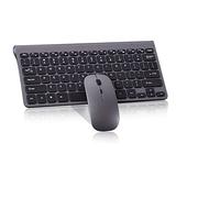 GHKM03 Ensemble clavier et souris sans fil compact et silencieux 2,4 G Design élégant pour Windows, ordinateur, ordinateur de bureau, PC, ordinateur portable, ordinateur portable