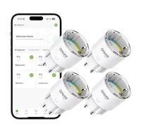 GHome Smart Mini Prise WiFi Avec Mesure De Consommation, Contrôle App, 10A