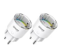 GHome Smart Prise WiFi Compacte Avec Mesure De Consommation, 10A, Lot De 2