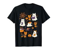 Ghost American Shorthair Cat lisant des Livres pour Les Amateurs de Livres Bookish T-Shirt