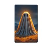 Ghost at Halloween Night Single Toggle Plaque murale vierge pour interrupteur décoratif 1 gang pour cuisine salle de bain Taille 11,4 x 7 cm