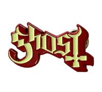 Ghost Band Logo Rouge Shadow Pin Badge
