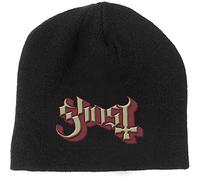Ghost - Beanie Hat (Unisex-U) Logo (Nero) [Import]