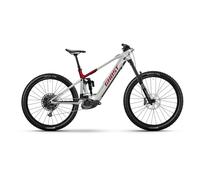 Ghost Bikes E-riot Cd Advanced 29/27.5´´ Nx Eagle 2025 Mtb Electric Bike Blanc S / 800Wh Misty Gray / Rebel Red