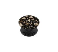 Ghost Black Cat Spooky Vintage Floral Baignoire Bulles PopSockets PopGrip Adhésif