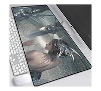 Ghost Blade 800x300mm speed Gaming Tapis de Souris, XL Anime Mouse Pad - Surface spéciale améliore la Vitesse et la précision, 3mm Base en Caoutchouc Antidérapant Surface-pour Ordinateur et PC, B