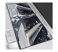 Ghost Blade Tapis de Souris Gaming XXL, 900x400mm, Anime Mouse Pad - Surface spéciale améliore la Vitesse et la précision, 3mm Base en Caoutchouc Antidérapant Surface-pour Ordinateur et PC, F