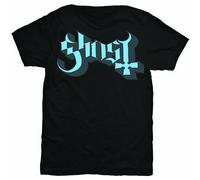 Ghost Blue Grey Logo Autorisé T-shirt Hommes