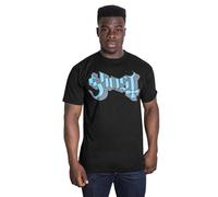 Ghost Blue Grey Logo Autorisé T-shirt Hommes