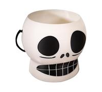 Ghost Bucket - Ghost Candy Bucket | Halloween Candy Cauldron Ghosts Planter, Dish Decorative Spooky for Balcony Jewelry Snack Holiday Pathway Yard Outdoor Backyard Window Shelf Garden Birthday