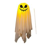 Ghost Campfire Night Light - Lumière Brillante extérieure effrayante, Pendentif de Lampe fantôme d'halloween | Lumières fantômes Chaudes pour la Porte de Porche de pelouse de la Cour, décoration