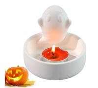 Ghost Candle Holder - Chandelier en céramique Dessin animé Fantôme Mignon | Bougeoir à Goujons | bougeoirs décoratifs Mignons bougeoirs de Vacances parfumés pour Le Salon