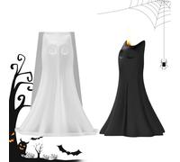 Ghost Candle Mold, Halloween Spooky Kitten, Silicone Craft Molder, Flexible Reusable Design, Easy Demolding Exterior, Perfect for Wax Plaster Clay Fondant, Table Centerpieces, Window Shelf Porch