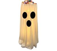 Ghost Candy Bowl Light-Up Floor-Standing Large-Capacity Dish Serving