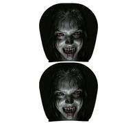 Ghost Car Headrest Covers - Spooky Halloween Decor | Elastic 2-Pack