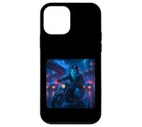 Ghost Cyberpunk Rider Moto Biker Synthwave Coque pour iPhone 12 Mini