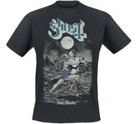 Ghost Dance Macabre Unisexe T-Shirt Manches Courtes Noir S 100% Coton Regular/Coupe Standard