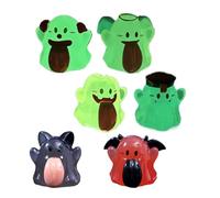Ghost Decor,6 Figurines Phosphorescentes pour Voiture Intérieur - Statuette Amusante en Résine à Grande Langue pour Halloween Voiture Bureau Décoratives