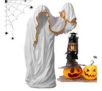 Ghost Decor, Decorative Lights, Table Lanterns, Collectible Figurines, Spooky Halloween Centerpieces, Ideal for Bedroom, Living Room, Outdoor Yard, Garden Decorations