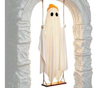 Ghost Decor - Giant Lighted Remote Control Outdoor Halloween Ghost, 600g