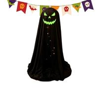 Ghost Decor | Gothic Scary Standing Decoration | halloweenGhost Decor Black Ghost in Your Front Yard Lawn and Watch As Its Photoluminescent Coating Delivers A Soft Subtle Glow After Dark, Building A